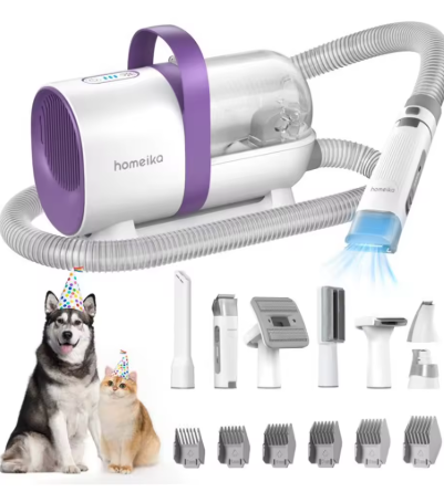Homeika Pet Grooming Vacuum Kit