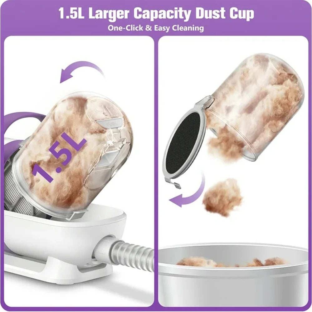 Homeika Pet Grooming Vacuum Kit