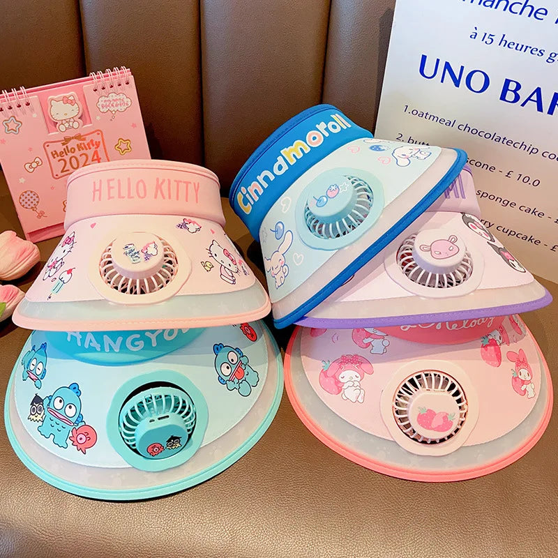 Kawaii Kids USB Fan Hat