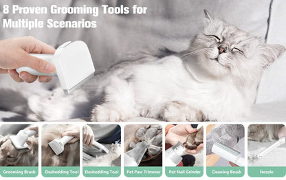 Homeika Pet Grooming Vacuum Kit