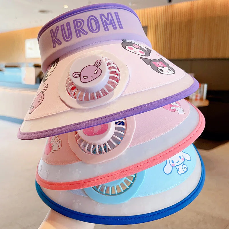 Kawaii Kids USB Fan Hat